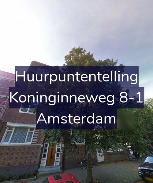 Foto gevel Huurpuntentelling voor Koninginneweg 8-1, Amsterdam