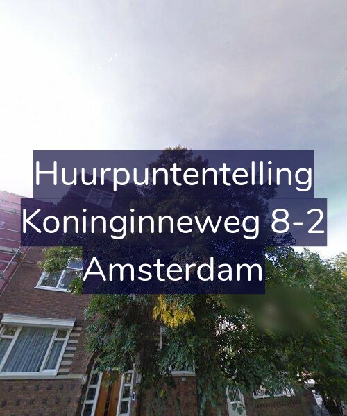 Foto gevel Huurpuntentelling voor Koninginneweg 8-2, Amsterdam