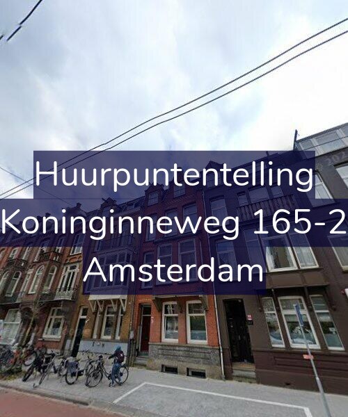 Foto gevel Huurpuntentelling voor Koninginneweg 165-2, Amsterdam