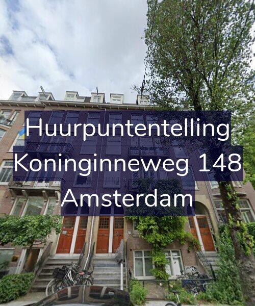 Foto gevel Huurpuntentelling voor Koninginneweg 148, Amsterdam