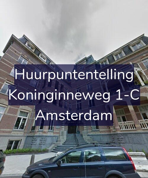 Foto gevel Huurpuntentelling voor Koninginneweg 1-C, Amsterdam