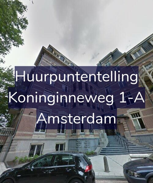 Foto gevel Huurpuntentelling voor Koninginneweg 1-A, Amsterdam