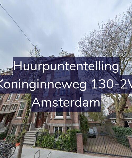 Foto gevel Huurpuntentelling voor Koninginneweg 130-2V, Amsterdam