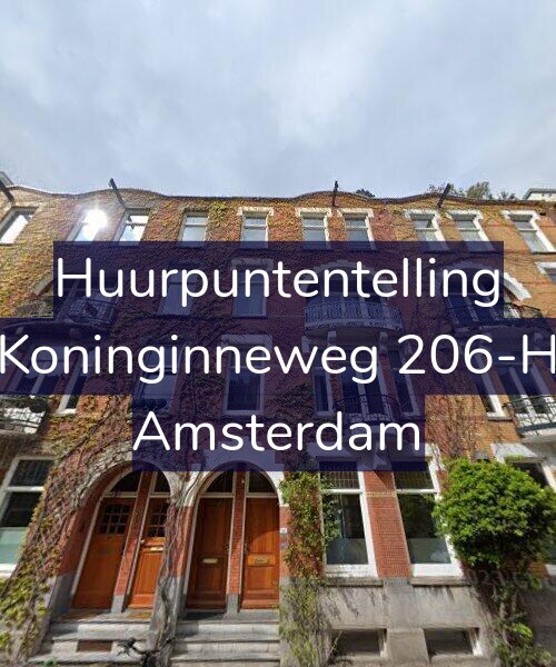 Foto gevel Huurpuntentelling voor Koninginneweg 206-H, Amsterdam