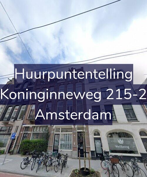Foto gevel Huurpuntentelling voor Koninginneweg 215-2, Amsterdam