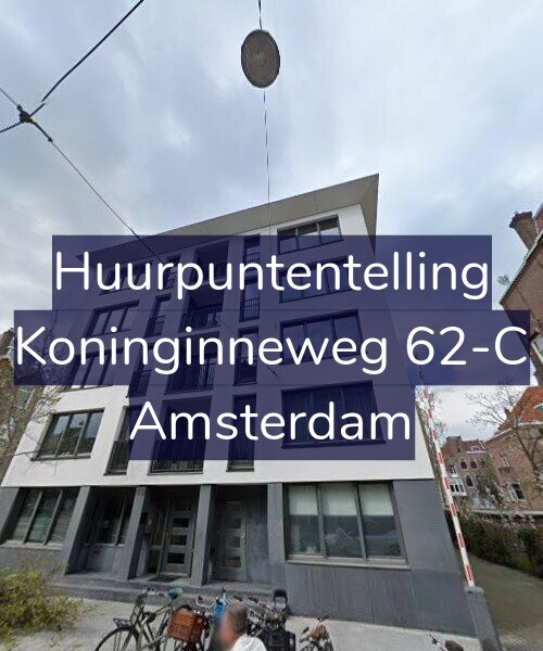 Foto gevel Huurpuntentelling voor Koninginneweg 62-C, Amsterdam