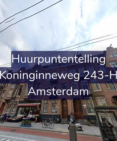 Foto gevel Huurpuntentelling voor Koninginneweg 243-H, Amsterdam
