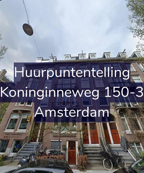 Foto gevel Huurpuntentelling voor Koninginneweg 150-3, Amsterdam