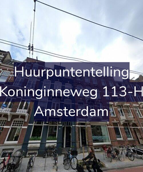 Foto gevel Huurpuntentelling voor Koninginneweg 113-H, Amsterdam