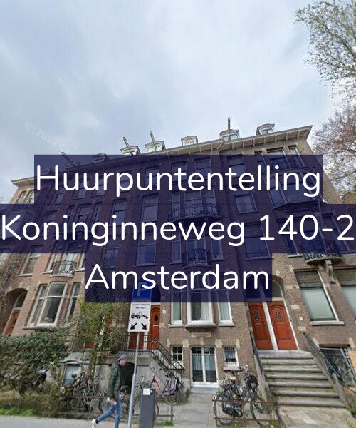 Foto gevel Huurpuntentelling voor Koninginneweg 140-2, Amsterdam