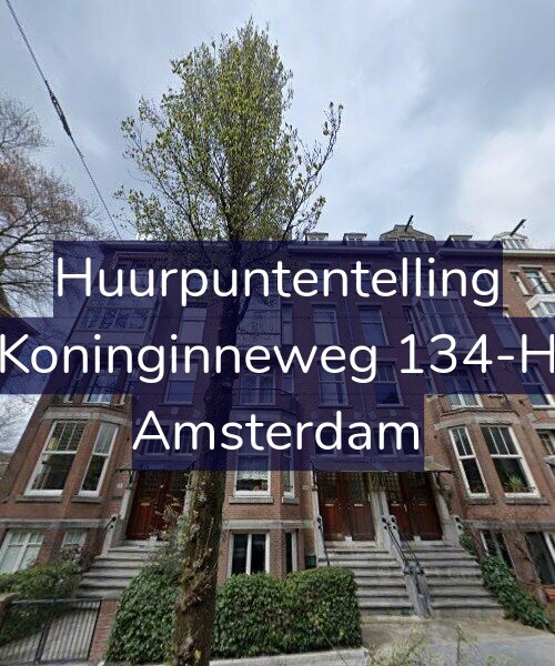 Foto gevel Huurpuntentelling voor Koninginneweg 134-H, Amsterdam