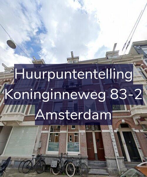 Foto gevel Huurpuntentelling voor Koninginneweg 83-2, Amsterdam