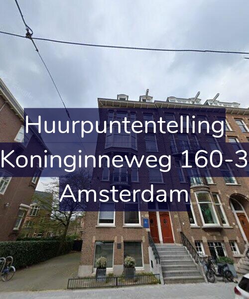 Foto gevel Huurpuntentelling voor Koninginneweg 160-3, Amsterdam