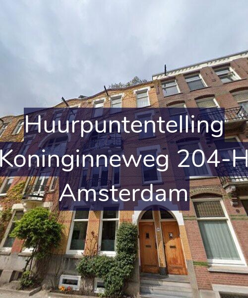 Foto gevel Huurpuntentelling voor Koninginneweg 204-H, Amsterdam