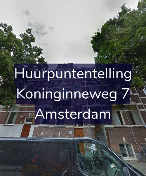 Foto gevel Huurpuntentelling voor Koninginneweg 7, Amsterdam