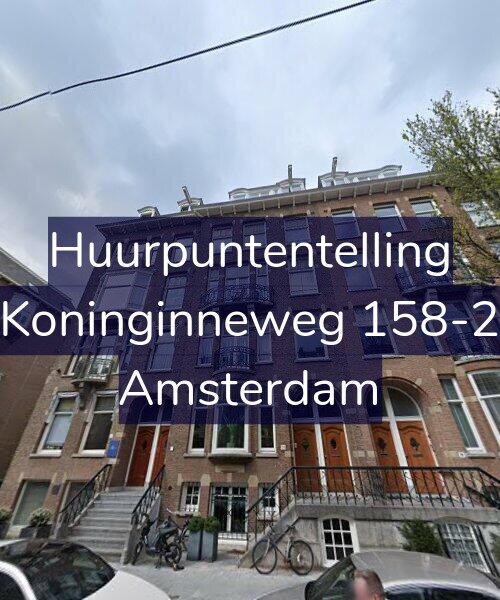 Foto gevel Huurpuntentelling voor Koninginneweg 158-2, Amsterdam