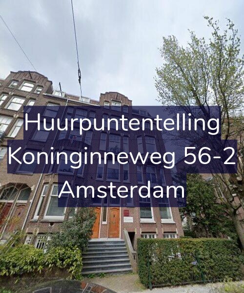 Foto gevel Huurpuntentelling voor Koninginneweg 56-2, Amsterdam