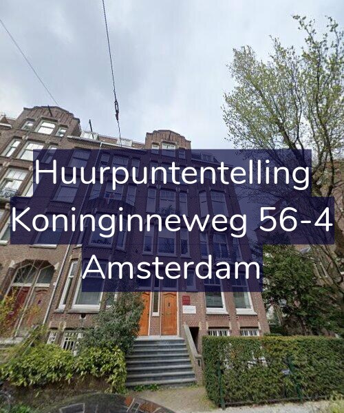 Foto gevel Huurpuntentelling voor Koninginneweg 56-4, Amsterdam