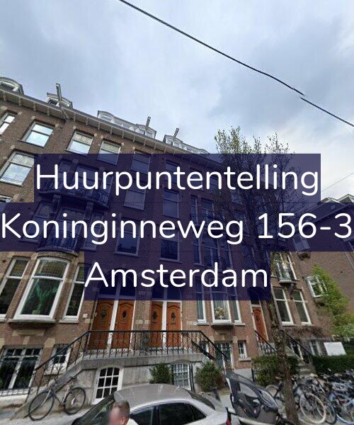 Foto gevel Huurpuntentelling voor Koninginneweg 156-3, Amsterdam