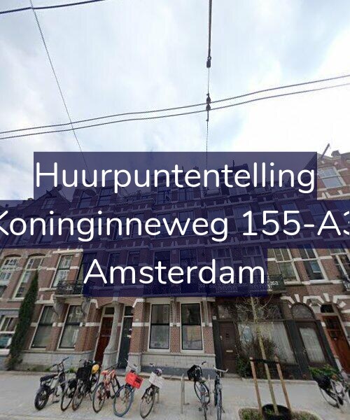 Foto gevel Huurpuntentelling voor Koninginneweg 155-A3, Amsterdam
