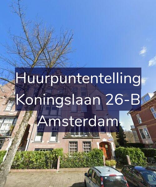 Foto gevel Huurpuntentelling voor Koningslaan 26-B, Amsterdam