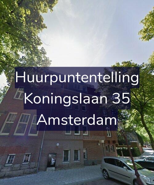 Foto gevel Huurpuntentelling voor Koningslaan 35, Amsterdam