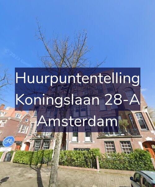 Foto gevel Huurpuntentelling voor Koningslaan 28-A, Amsterdam