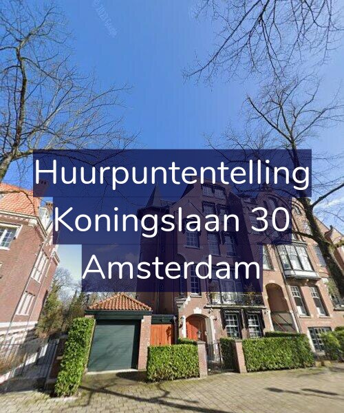 Foto gevel Huurpuntentelling voor Koningslaan 30, Amsterdam