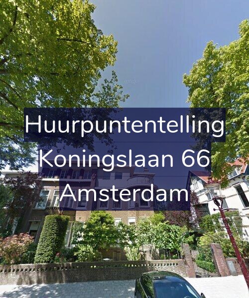 Foto gevel Huurpuntentelling voor Koningslaan 66, Amsterdam
