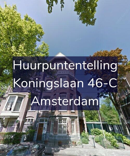 Foto gevel Huurpuntentelling voor Koningslaan 46-C, Amsterdam