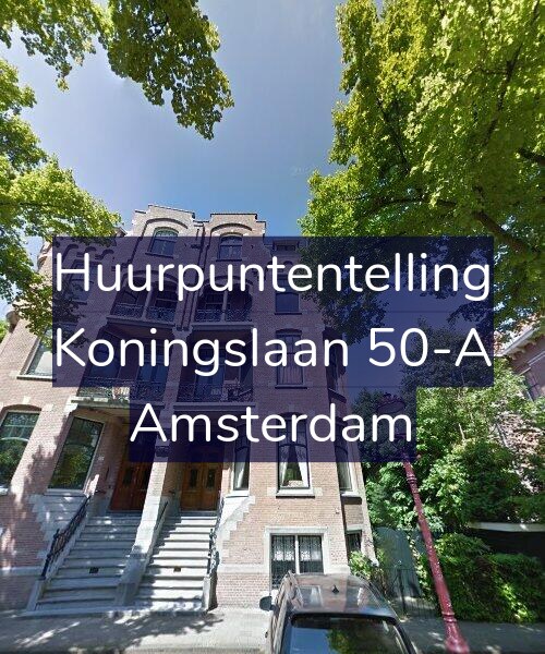 Foto gevel Huurpuntentelling voor Koningslaan 50-A, Amsterdam