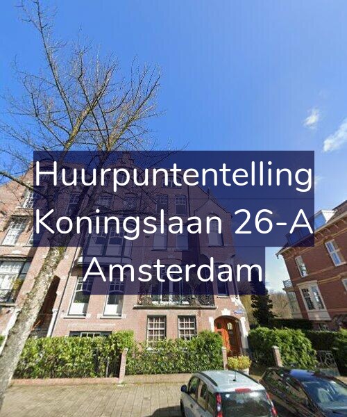 Foto gevel Huurpuntentelling voor Koningslaan 26-A, Amsterdam