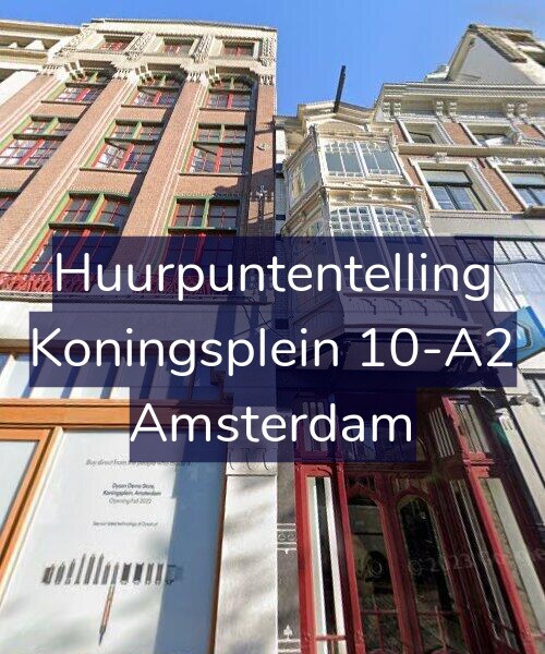 Foto gevel Huurpuntentelling voor Koningsplein 10-A2, Amsterdam