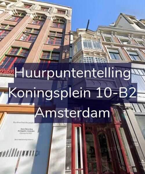 Foto gevel Huurpuntentelling voor Koningsplein 10-B2, Amsterdam