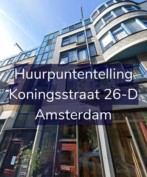 Foto gevel Huurpuntentelling voor Koningsstraat 26-D, Amsterdam