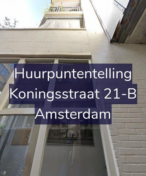 Foto gevel Huurpuntentelling voor Koningsstraat 21-B, Amsterdam