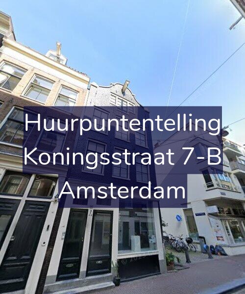 Foto gevel Huurpuntentelling voor Koningsstraat 7-B, Amsterdam