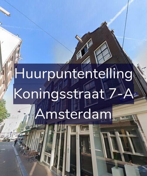 Foto gevel Huurpuntentelling voor Koningsstraat 7-A, Amsterdam