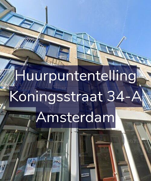 Foto gevel Huurpuntentelling voor Koningsstraat 34-A, Amsterdam