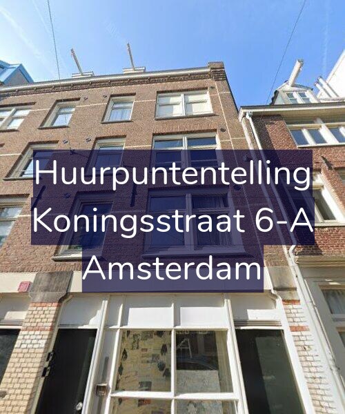 Foto gevel Huurpuntentelling voor Koningsstraat 6-A, Amsterdam