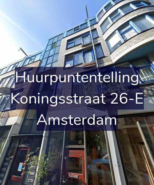 Foto gevel Huurpuntentelling voor Koningsstraat 26-E, Amsterdam
