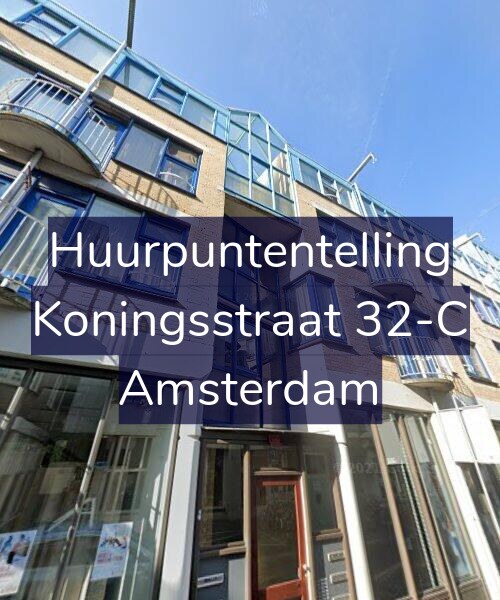 Foto gevel Huurpuntentelling voor Koningsstraat 32-C, Amsterdam