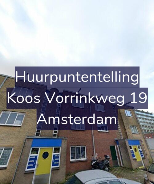 Foto gevel Huurpuntentelling voor Koos Vorrinkweg 19, Amsterdam