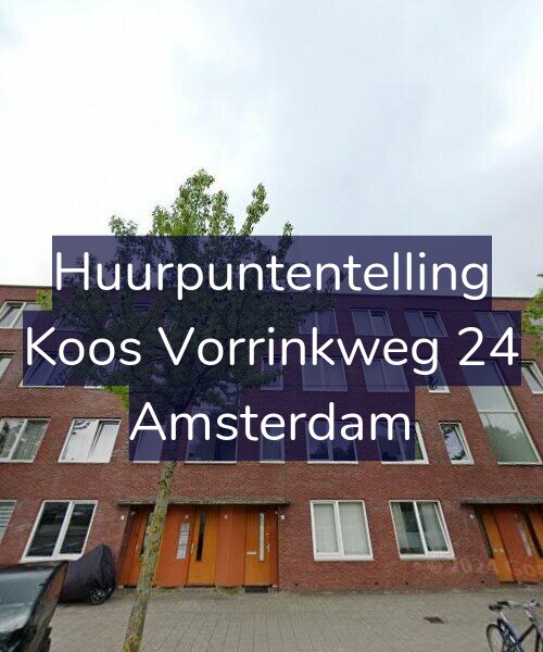 Foto gevel Huurpuntentelling voor Koos Vorrinkweg 24, Amsterdam