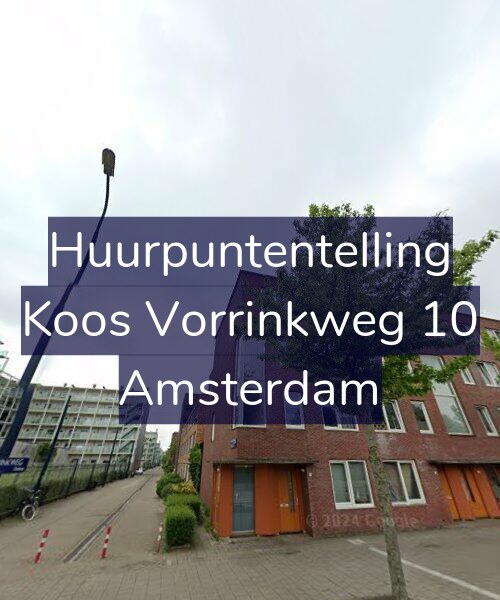 Foto gevel Huurpuntentelling voor Koos Vorrinkweg 10, Amsterdam