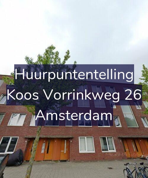 Foto gevel Huurpuntentelling voor Koos Vorrinkweg 26, Amsterdam