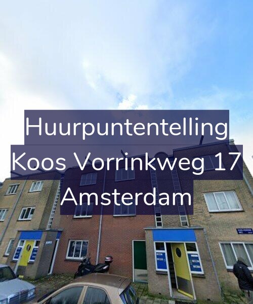 Foto gevel Huurpuntentelling voor Koos Vorrinkweg 17, Amsterdam