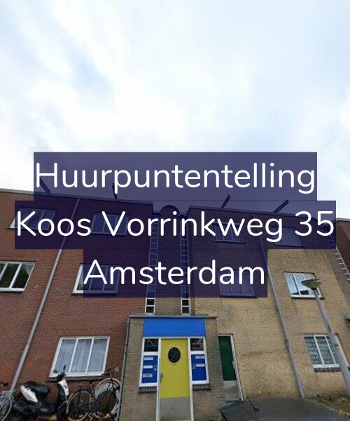Foto gevel Huurpuntentelling voor Koos Vorrinkweg 35, Amsterdam