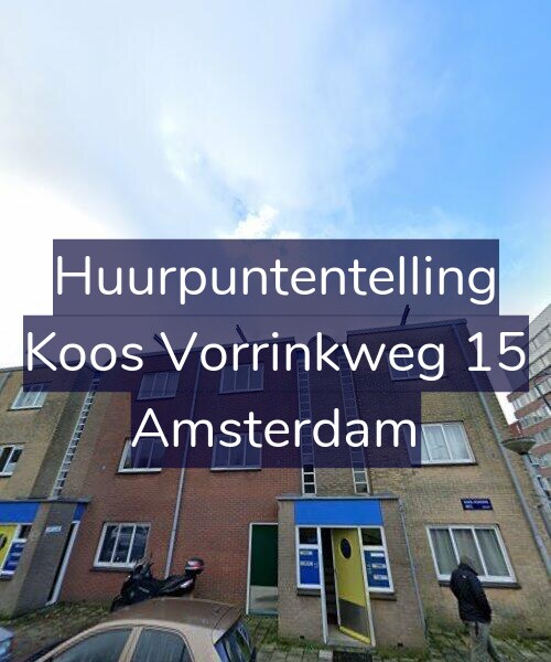 Foto gevel Huurpuntentelling voor Koos Vorrinkweg 15, Amsterdam