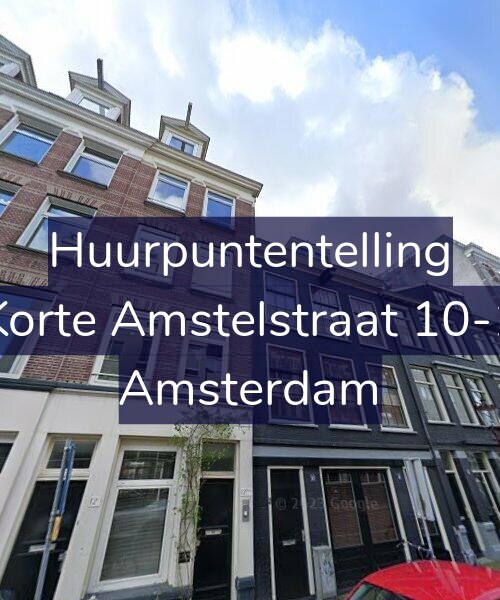 Foto gevel Huurpuntentelling voor Korte Amstelstraat 10-1, Amsterdam